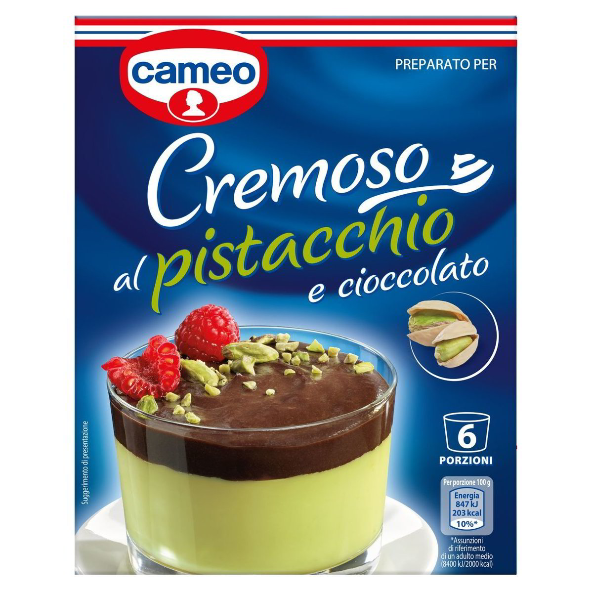 CAMEO CREMOSO PISTACCHIO CIOCCOLATO GR.95         