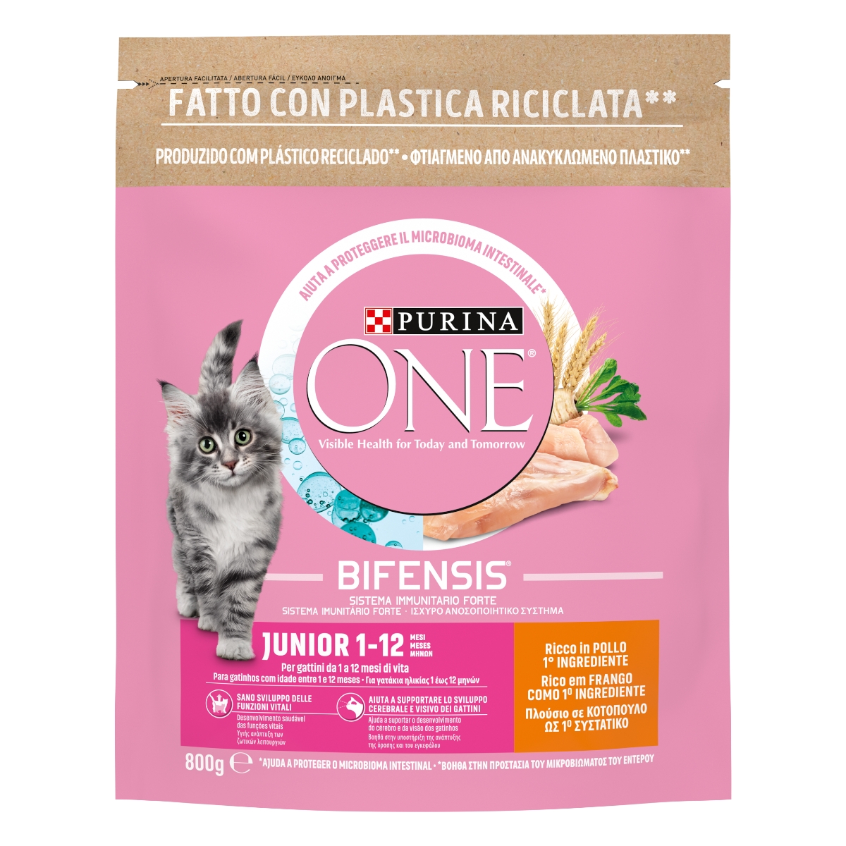 PURINA ONE JUNIOR GATTO SECCO GR.800 POLLO