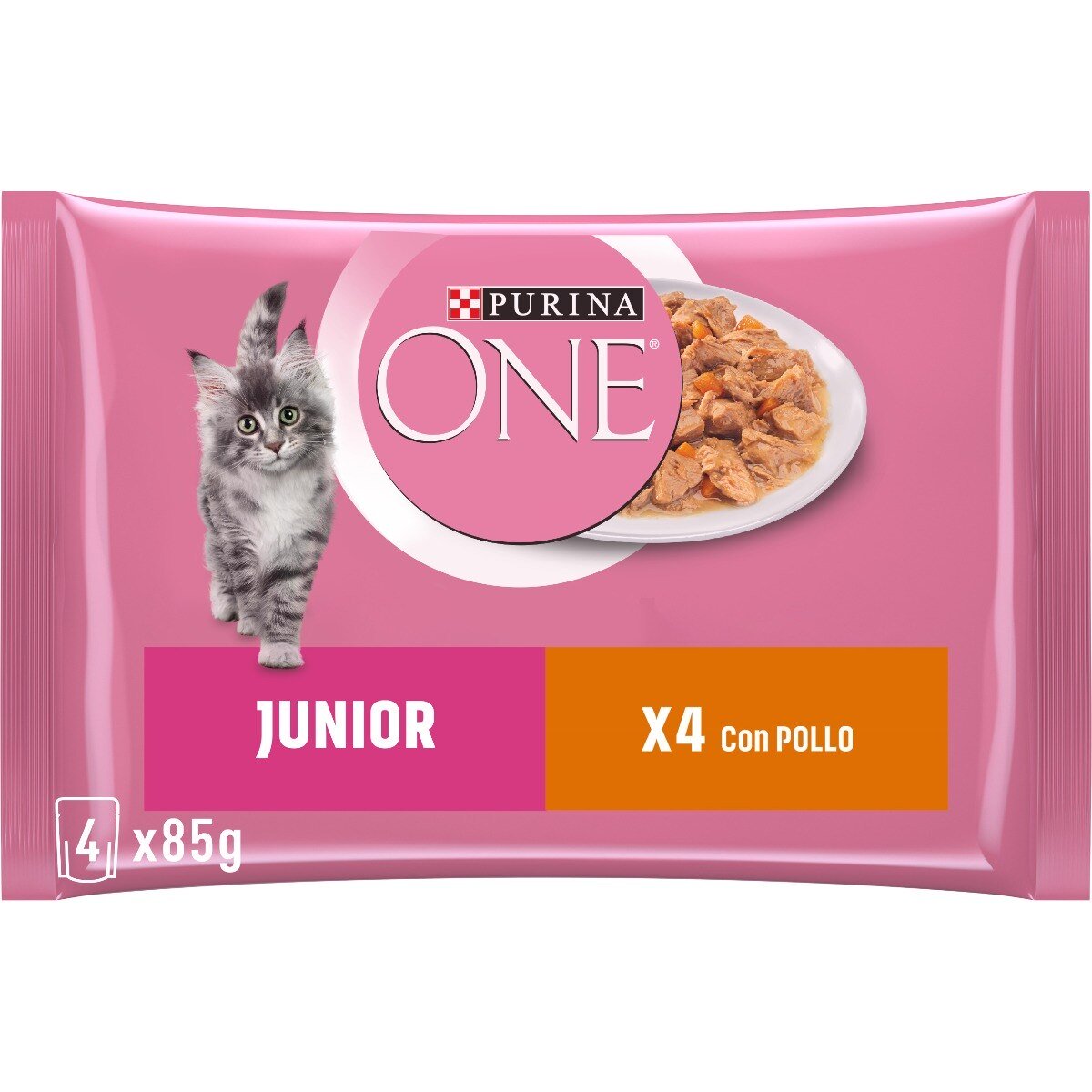 PURINA ONE JUNIOR GATTO GR.85X4 POLLO UMIDO