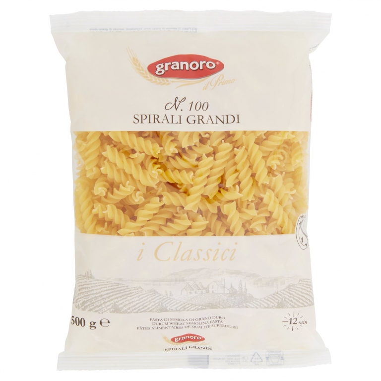 PASTA GRANORO SPIRALI GRANDI GR.500