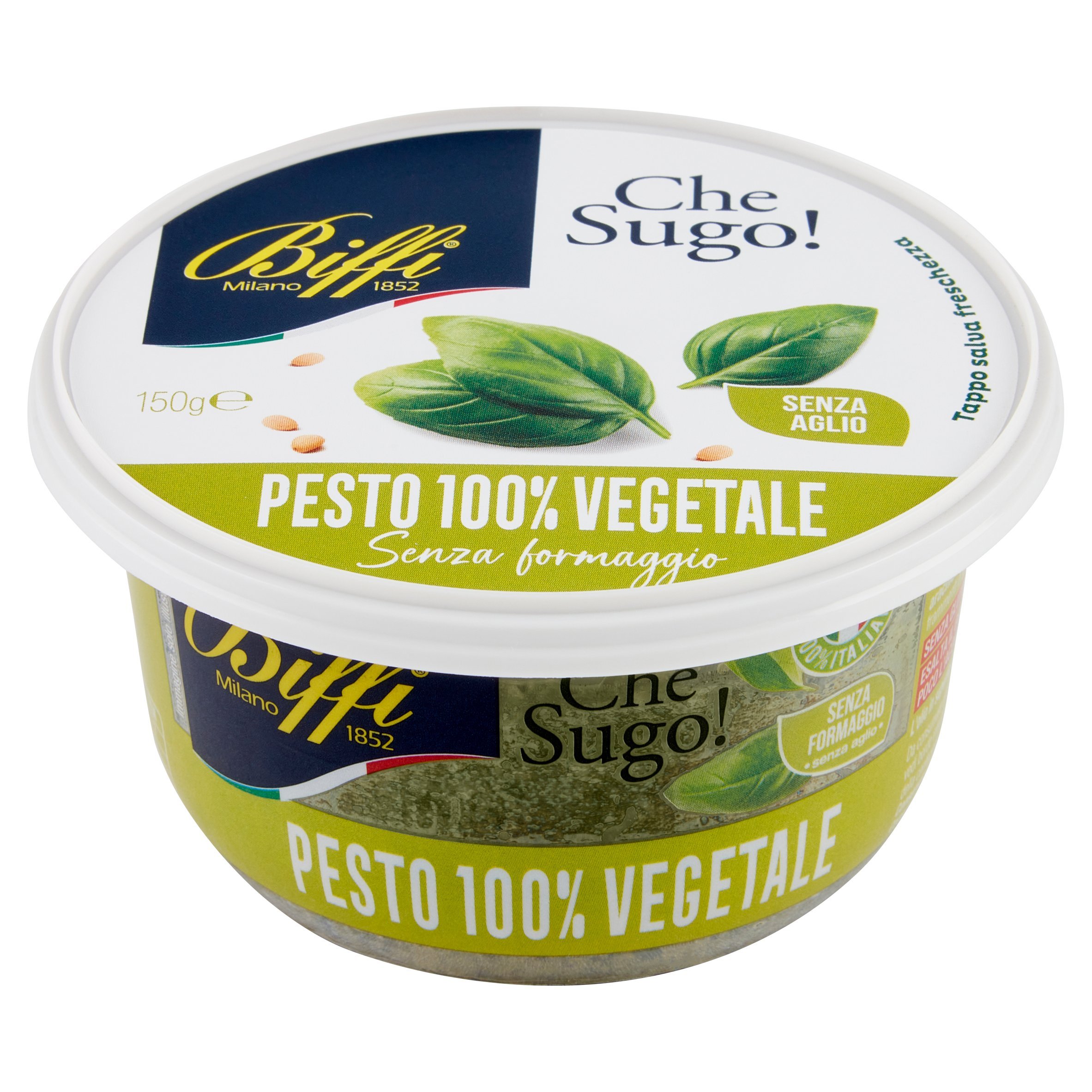 PESTO FRESCO SENZA FORMAGGIO S/AGLIO BIFFI GR.140