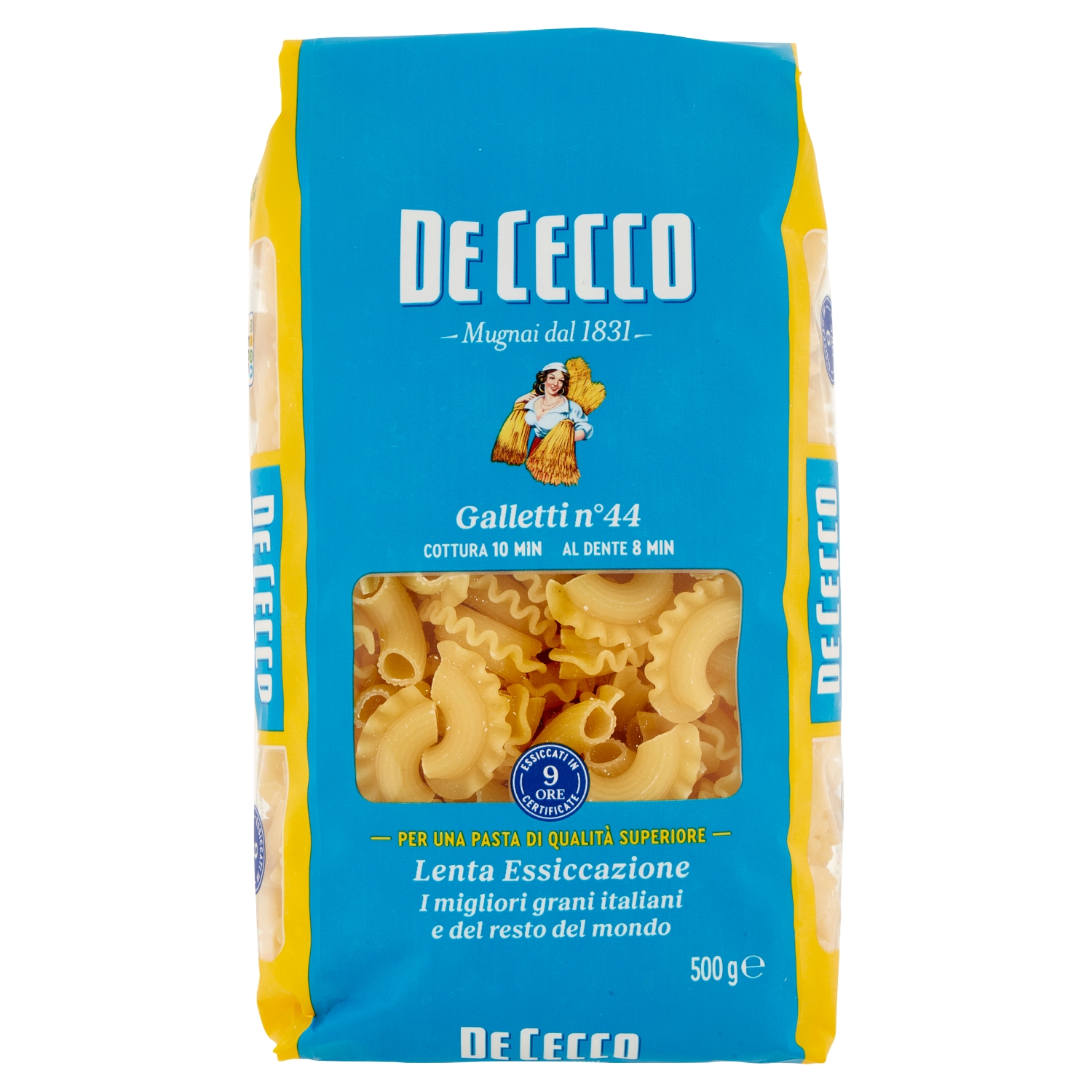 PASTA DE CECCO GALLETTI N.44 GR500                