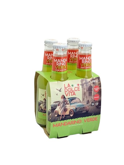 APERITIVO LA DOLCE VITA MANDARINO VERDE CL.20X4   