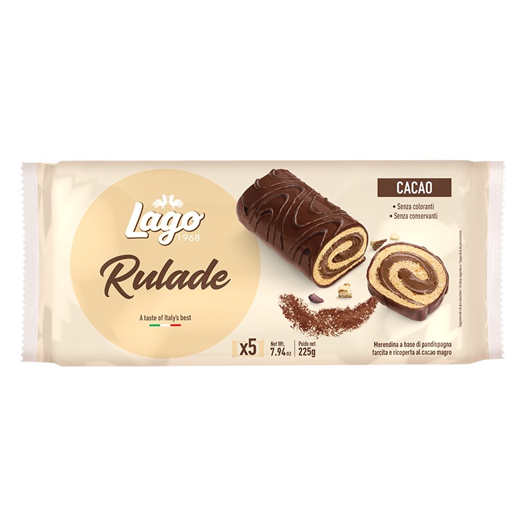LAGO RULADE CACAO GR.225                          