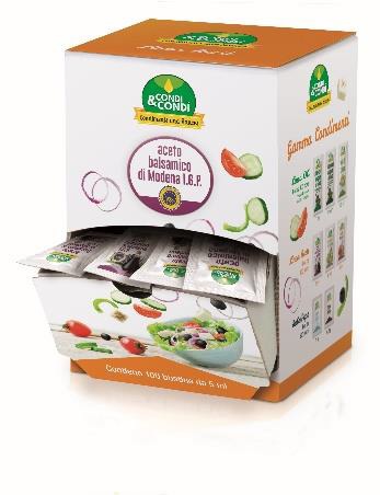 ACETO CONDI&CONDI BALSAMICO MONO ML.5X100PZ       