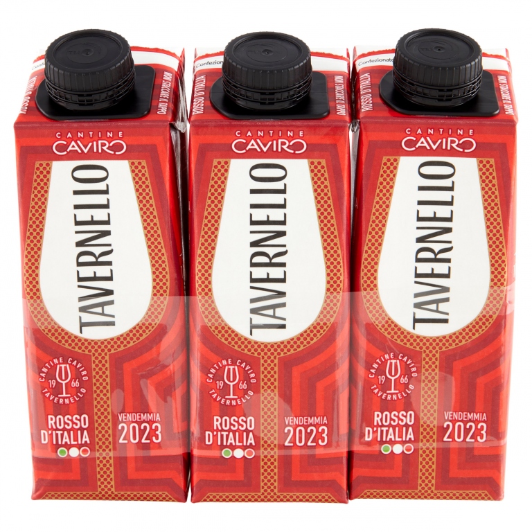 TAVERNELLO VINO ROSSO 3 X 250 ML