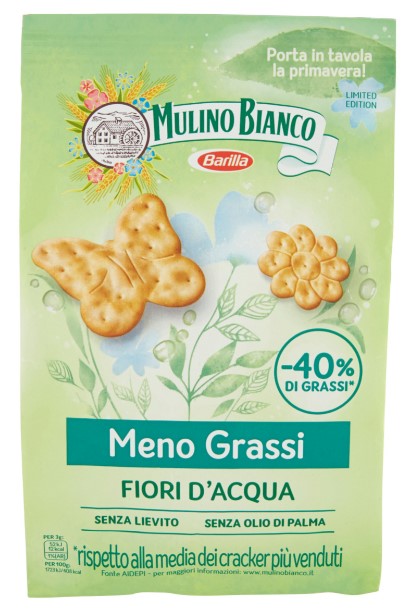 MULINO BIANCO MENO GRASSI FIORI D'ACQUA 250G