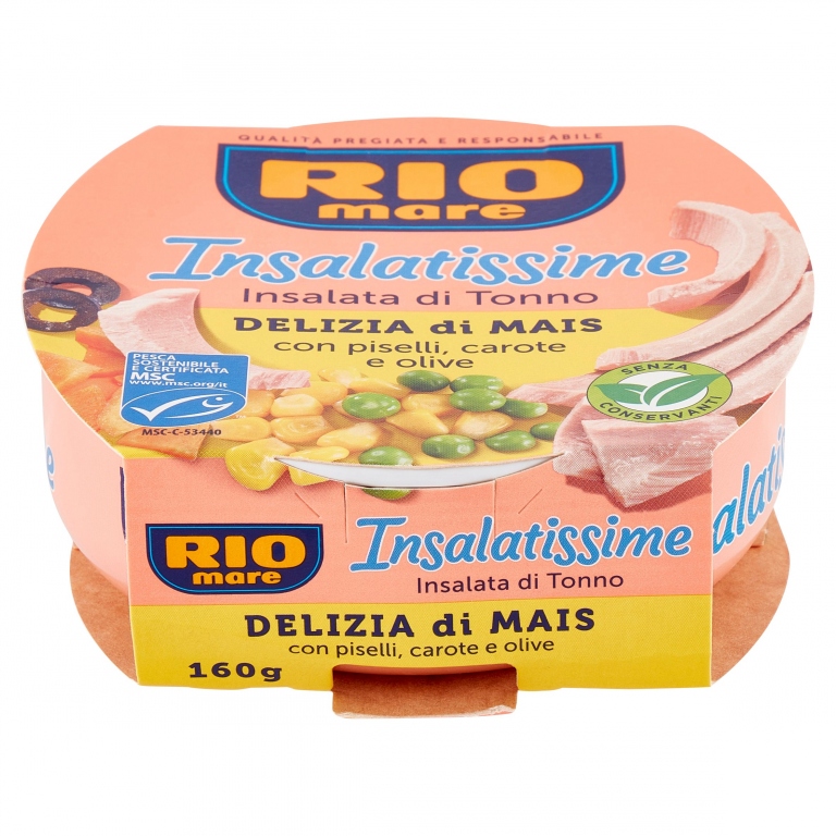RIO MARE INSALATISSIME DELIZIA DI MAIS E TONNO 160 G