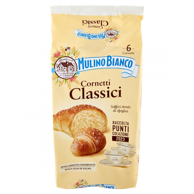MULINO BIANCO CORNETTI CLASSICI 6 PEZZI 240G