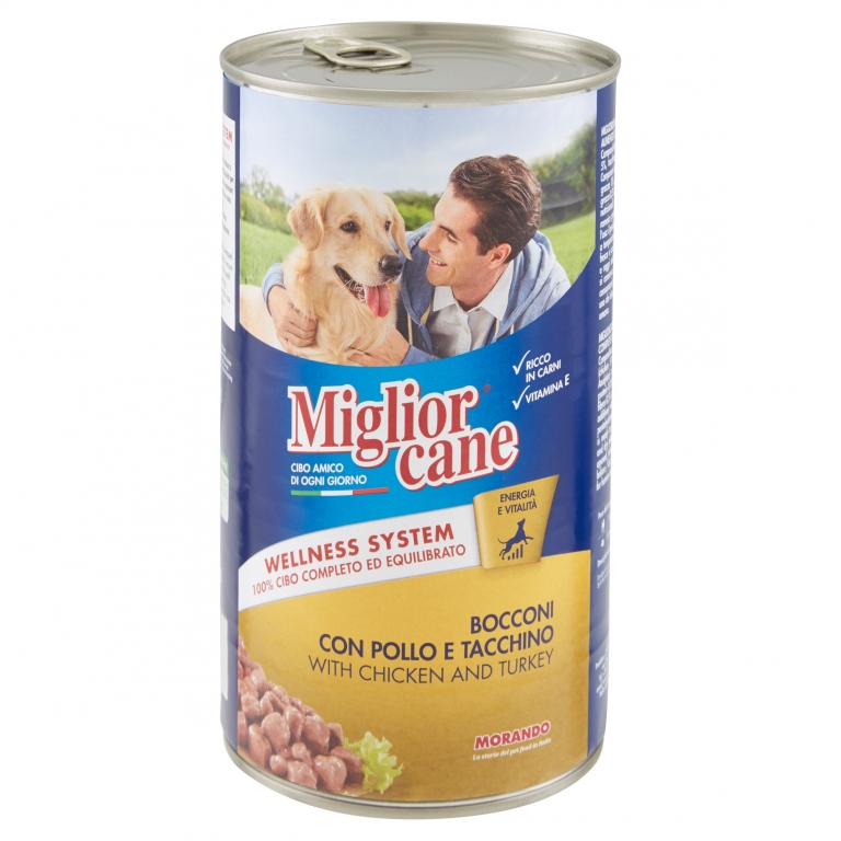 MIGLIORCANE BOCCONI CON POLLO E TACCHINO 1250 G