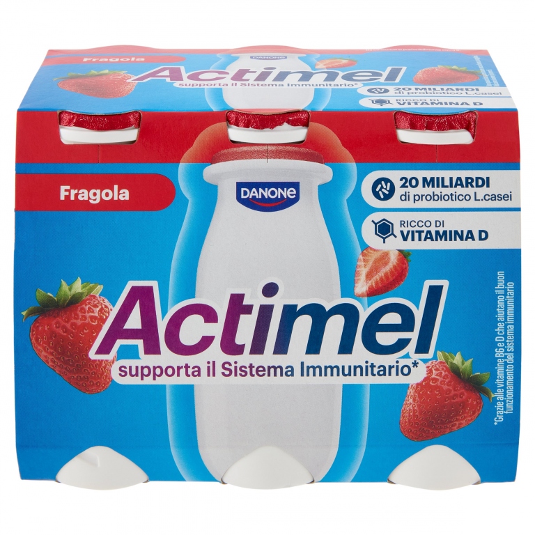 ACTIMEL FRAGOLA 6 X 100 G