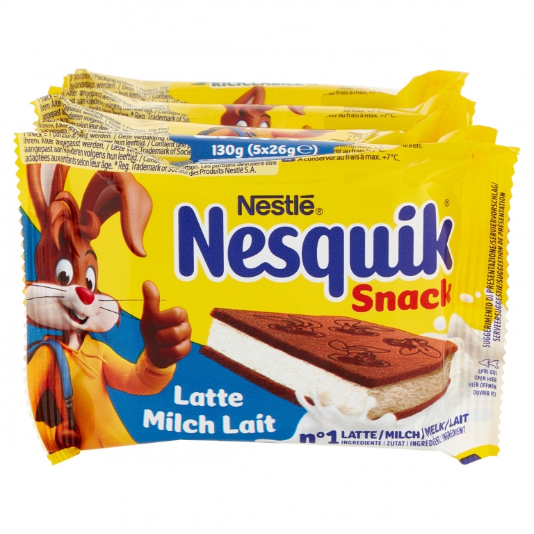 NESQUIK SNACK LATTE 5 X 26 G