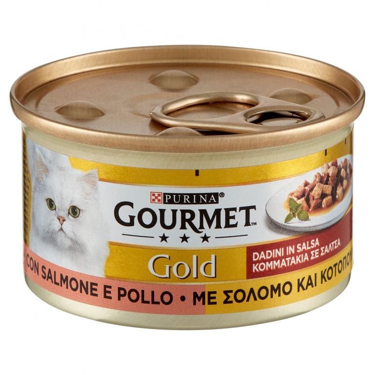 GOURMET GOLD DADINI GR.85 SALM/POLLO