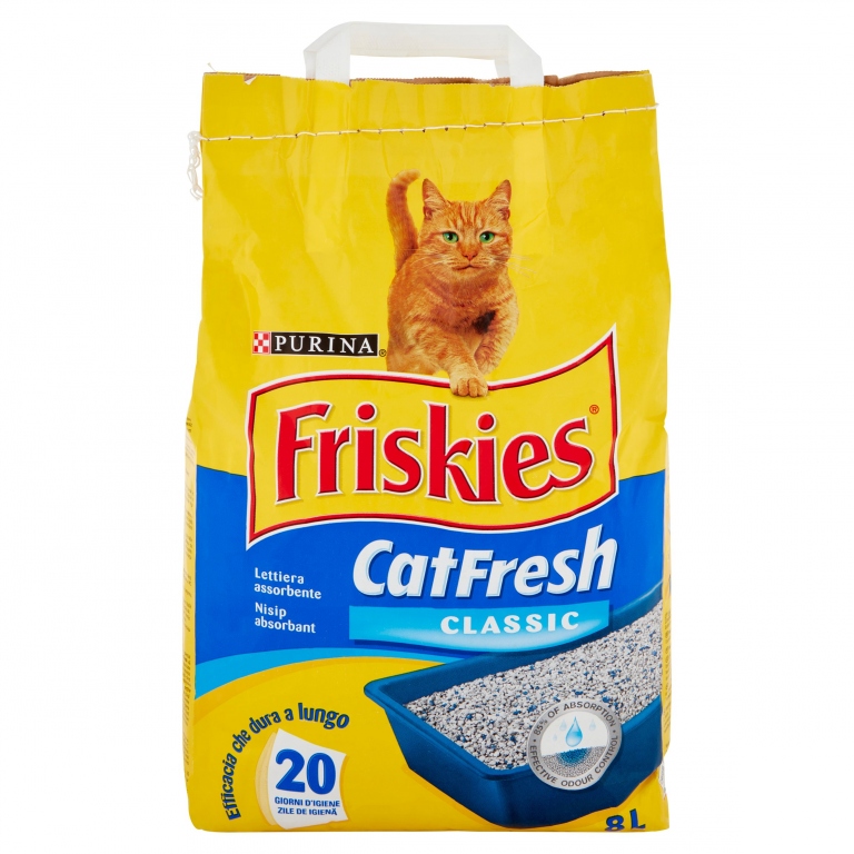PURINA FRISKIES CATFRESH CLASSIC LETTIERA ASSORBENTE 8 L