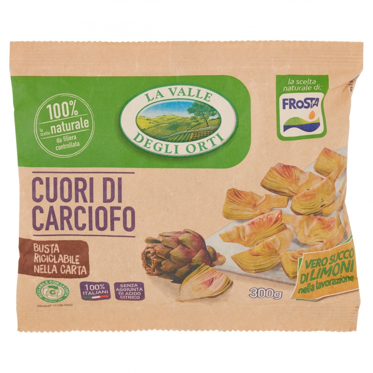 LA VALLE DEGLI ORTI CUORI DI CARCIOFO 300 G