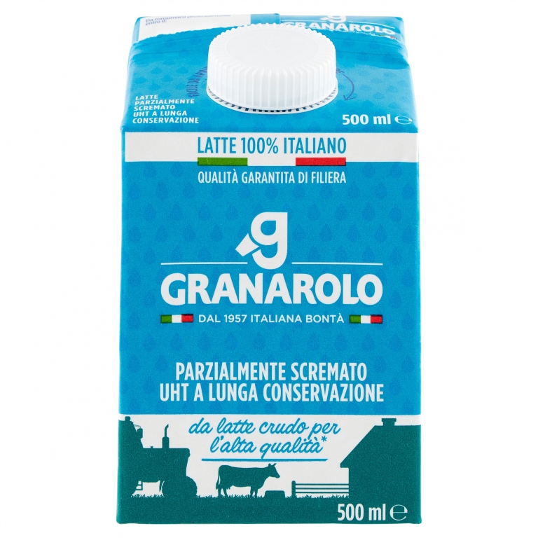 GRANAROLO LATTE PARZIALMENTE SCREMATO UHT A LUNGA CONSERVAZIONE 500 ML