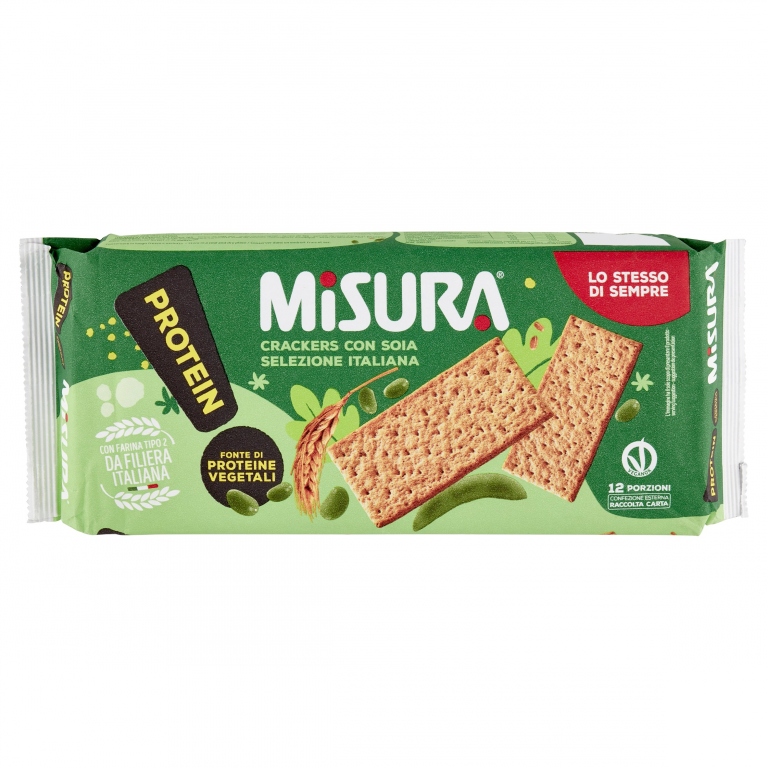 MISURA NATURA RICCA SOIA CRACKERS ALLA SOIA 400 G