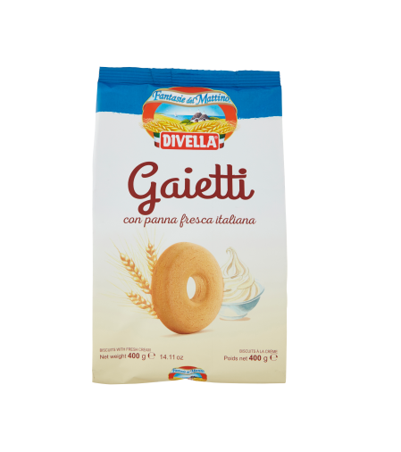 DIVELLA FANTASIE DEL MATTINO GAIETTI CON PANNA FRESCA ITALIANA 400 G