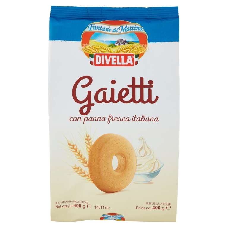 DIVELLA FANTASIE DEL MATTINO GAIETTI CON PANNA FRESCA ITALIANA 400 G