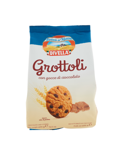 DIVELLA FANTASIE DEL MATTINO GROTTOLI CON GOCCE DI CIOCCOLATO 400 G