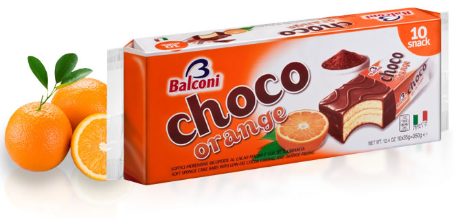 BALCONI CHOCO ORANGE 10 X 35 G