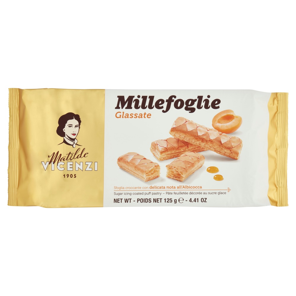 PASTICCERIA MATILDE VICENZI MILLEFOGLIE D'ITALIA GLASSATE 150 G