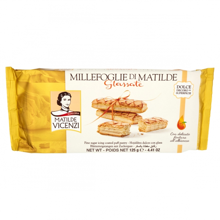 PASTICCERIA MATILDE VICENZI MILLEFOGLIE D'ITALIA GLASSATE 150 G
