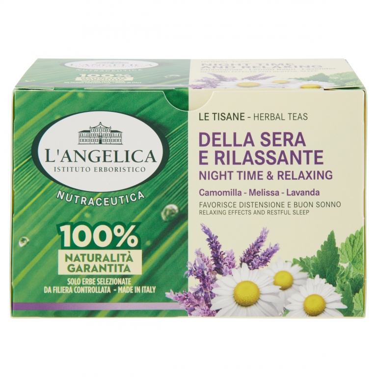 L'ANGELICA LE TISANE NUTRACEUTICA DELLA SERA RILASSANTE 20 FILTRI 30 G