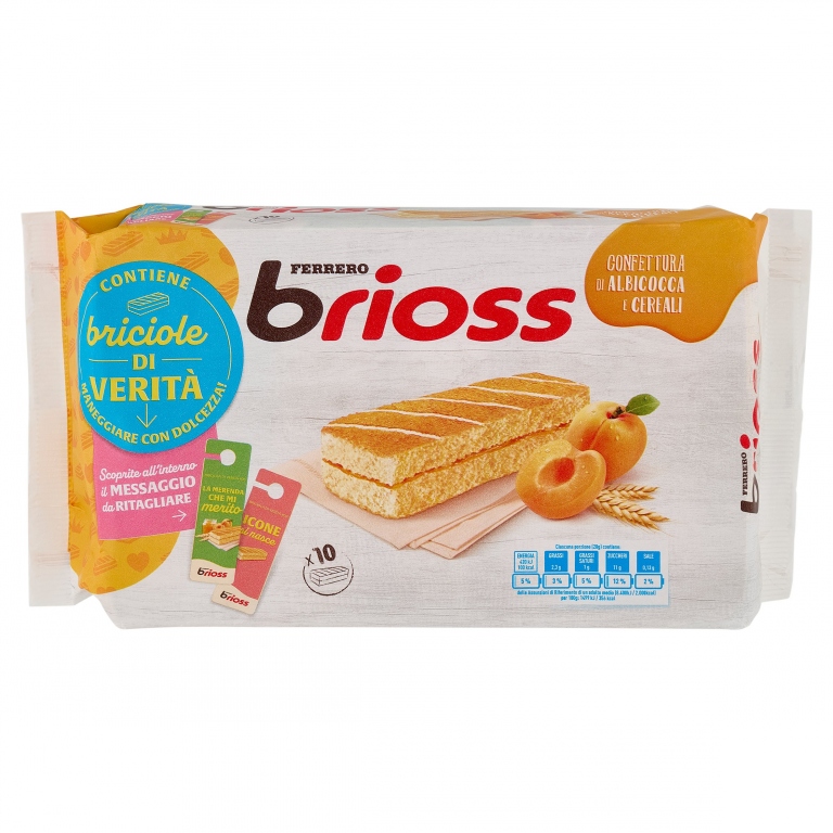 FERRERO BRIOSS ALBICOCCA T10                      