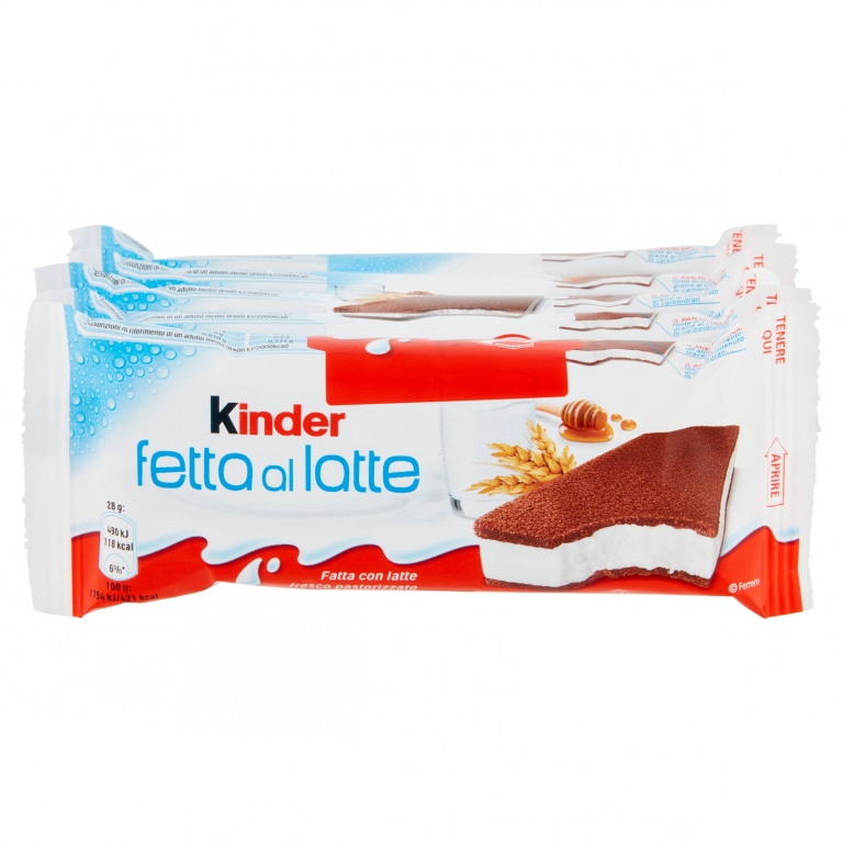 FERRERO KINDER FETTA AL LATTE T5X8                