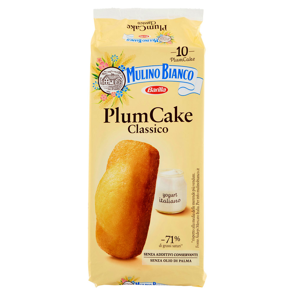 MULINO BIANCO PLUMCAKE CLASSICO 10 PEZZI 330G