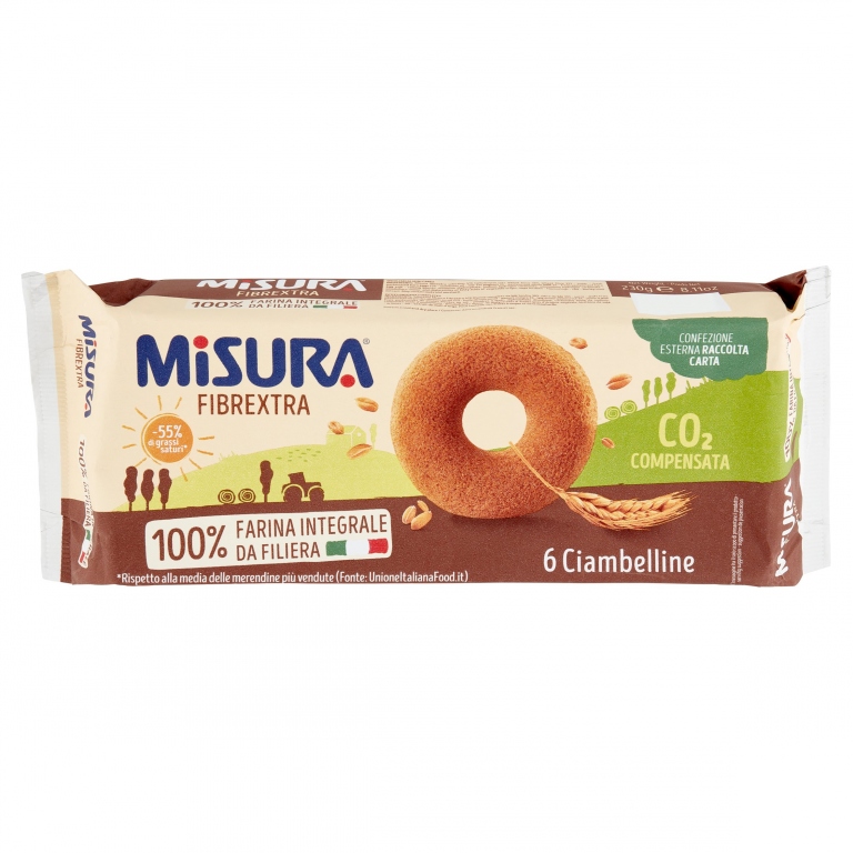 MISURA FIBREXTRA 6 CIAMBELLINE 6 X 38,3 G
