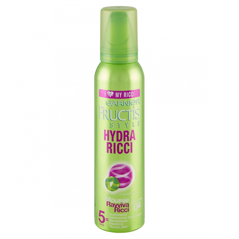 GARNIER FRUCTIS HYDRA RICCI, MOUSSE RAVVIVA RICCI FISSAGGIO EXTRA FORTE, 150 ML