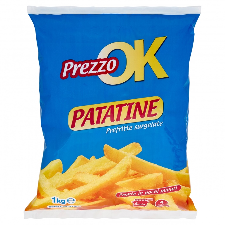 PREZZO OK PATATINE CLASSIC PATATINE FRITTE SURGELATE 1 KG