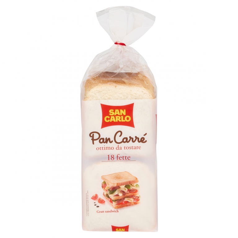 SAN CARLO PAN CARRE 18 FETTE 330 G