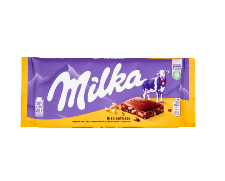 MILKA CON RISO SOFFIATO 100 G