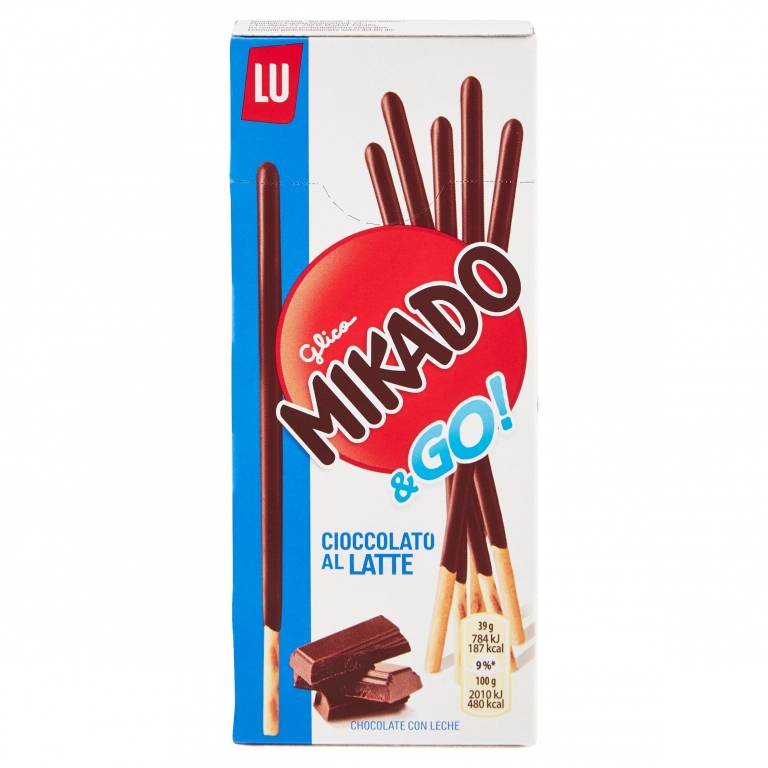 MIKADO POCKET CIOCCOLATO AL LATTE 39G