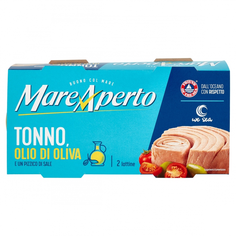 MAREAPERTO TONNO ALL'OLIO DI OLIVA 2 X 160 G