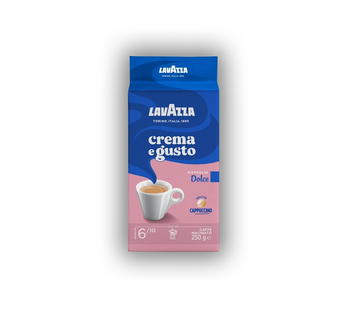 LAVAZZA, CREMA E GUSTO DOLCE CAFFE MACINATO - 250 G