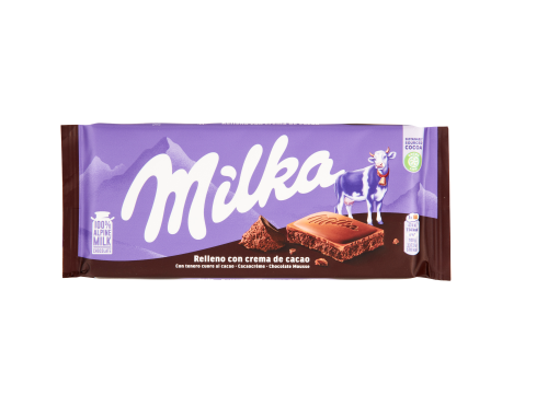 MILKA CON TENERO CUORE AL CACAO 100 G