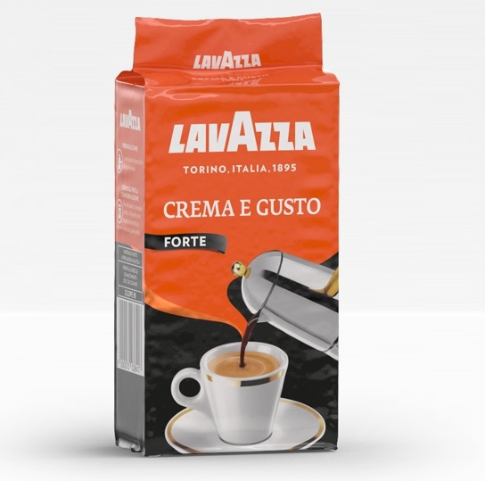 LAVAZZA, CREMA E GUSTO FORTE CAFFE MACINATO - 250 G