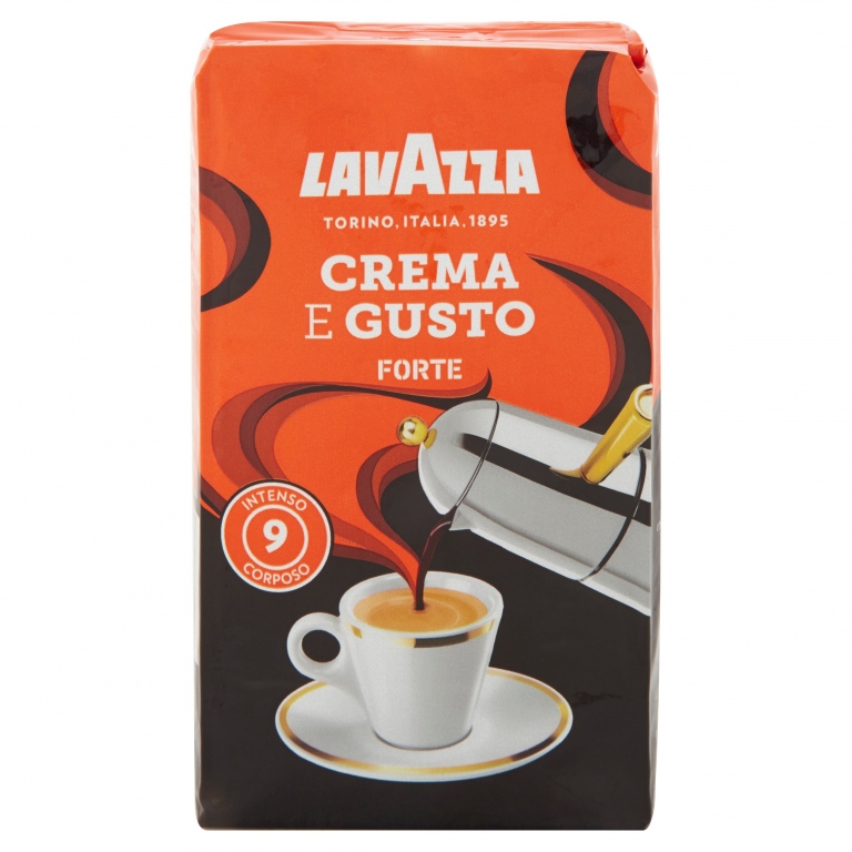 LAVAZZA, CREMA E GUSTO FORTE CAFFE MACINATO - 250 G