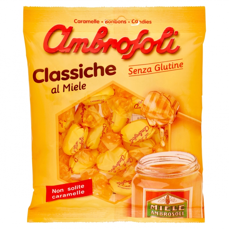 AMBROSOLI CARAMELLE CLASSICHE AL MIELE 135 G