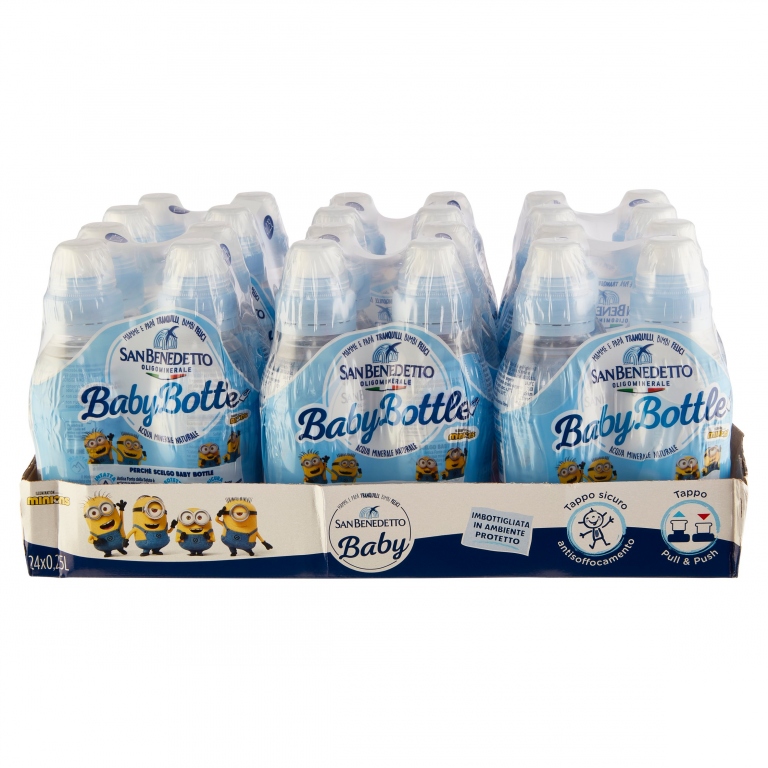 ACQUA MINERALE SAN BENEDETTO BABY BOTTLE NATURALE 0,25L P&P (6X4)