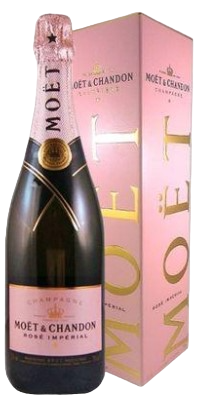 CHAMPAGNE MOET & CHANDON ROSE' IMPE'RIAL BRUT CL.75