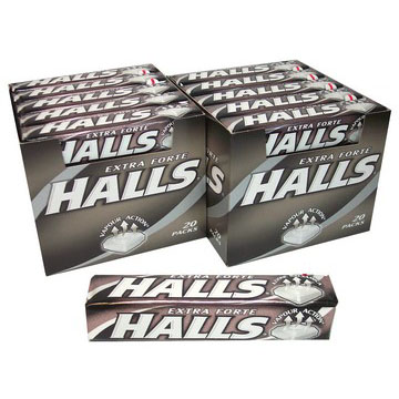 HALLS MULTIPACK EXTRA FORTE 20 X 33,5 G