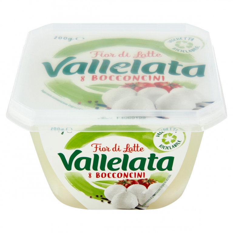 VALLELATA 8 BOCCONCINI DI MOZZARELLA FRESCA 200 G