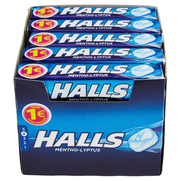 HALLS MULTIPACK MENTHO-LYPTUS 20 X 33,5 G