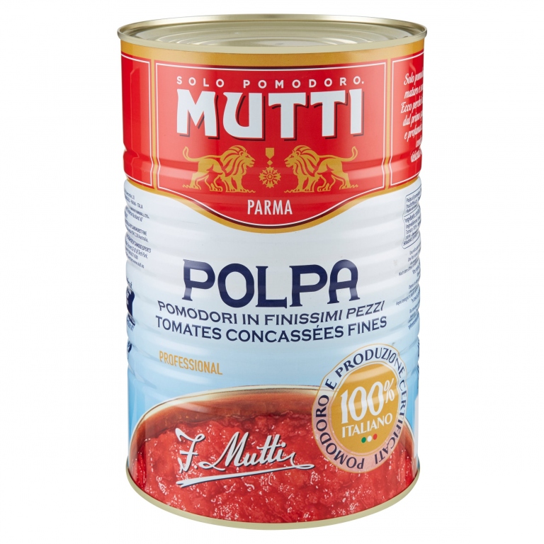 MUTTI POLPA POMODORI IN FINISSIMI PEZZI 4050 G