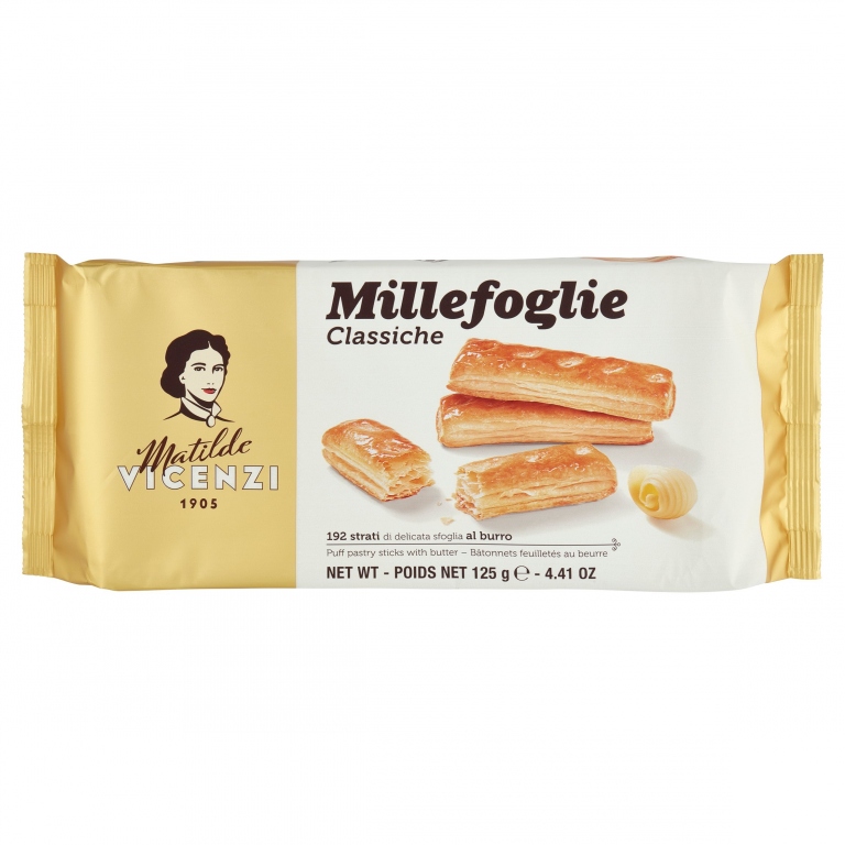 PASTICCERIA MATILDE VICENZI MILLEFOGLIE D'ITALIA CLASSICHE 125 G